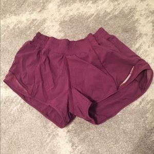 Lululemon Hotty Hot Short II Plum